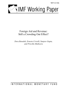 Foreign Aid and Revenue: Still a Crowding Out Effect?