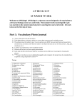 AP BIOLOGY summer assignmemt