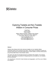 Exploring Tradable and Non-Tradable Inflation in Consumer Prices