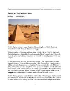 Lesson 10 - The Kingdom of Kush Section 1