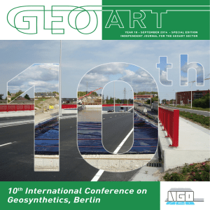 10th International Conference on Geosynthetics, Berlin