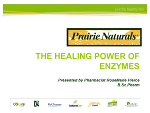 THE HEALING POWER OF ENZYMES