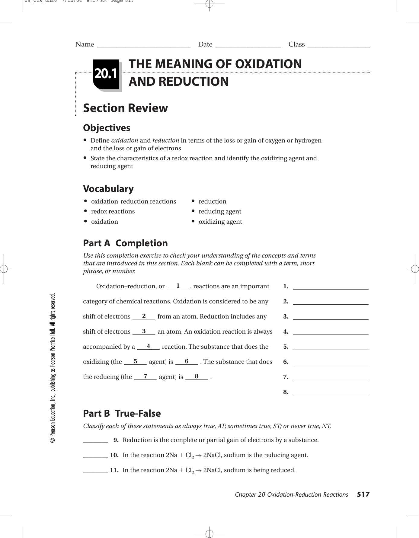 worksheet Electrochemistry Worksheet part a completion
