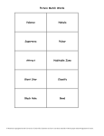 Picture Match Words Valence Nebula Supernova Pulsar Attract