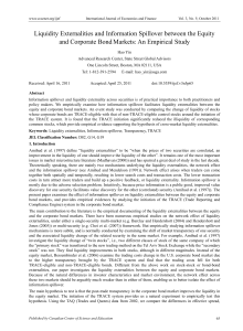 Liquidity Externalities and Information Spillover between the Equity