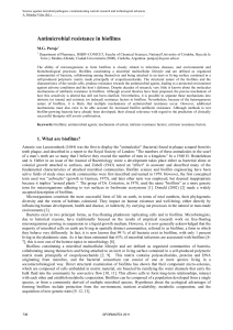 Antimicrobial resistance in biofilms