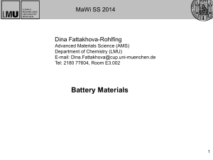 Battery Materials