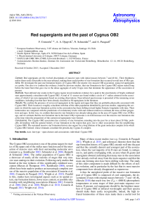 Red supergiants and the past of Cygnus OB2