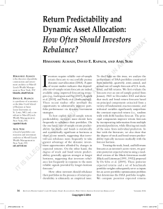 Return Predictability and Dynamic Asset Allocation: How Often