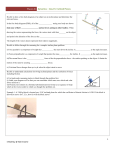 Physics 20 Dynamics – Day 15: Inclined Planes - ND