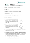 Formulating Algebraic Formula