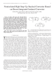 Nonisolated High Step-Up Stacked Converter Based on Boost