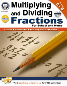 Converting Mixed Numbers and Improper Fractions - Carson