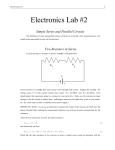 Electronics Lab #2