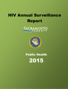 HIV Annual Surveillance Report