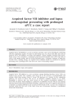 Acquired factor VIII inhibitor and lupus anticoagulant