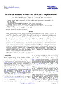 Fluorine abundances in dwarf stars of the solar neighbourhood⋆