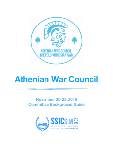 Athenian War Council: The Peloponnesian War