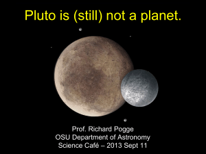 Pluto is (still) not a planet