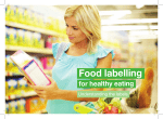 Food labelling for healthy eating