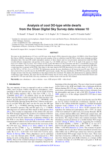Analysis of cool DO-type white dwarfs from the Sloan Digital Sky