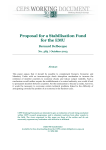 Proposal for a Stabilisation Fund for the EMU
