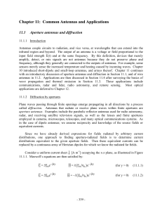 6.013 Electromagnetics and Applications, Chapter 11