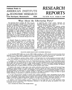 Research Reports - 1980, No. 43 - American Institute for Economic