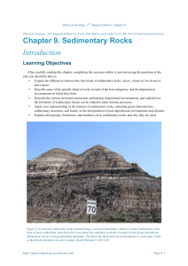 Chapter 9. Sedimentary Rocks