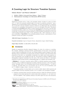 A Counting Logic for Structure Transition Systems - RWTH