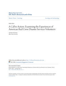 A Call to Action: Examining the Experiences of American Red Cross