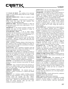 Full Glossary - Cristek Interconnects, Inc.