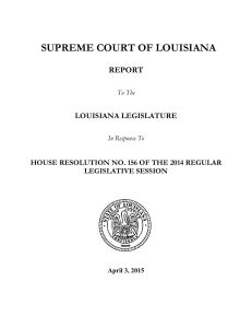 supreme court of louisiana - The Louisiana Supreme Court