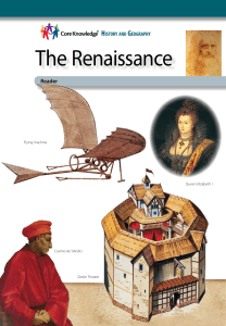 The Renaissance - Core Knowledge Foundation