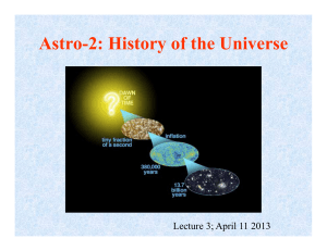 Astro-2: History of the Universe