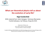 View Professor Goldenfeld`s presentation slides
