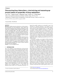 Discovering drug interactions: a text