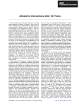 Allosteric Interactions after 50Years
