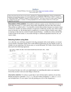 Outliers - University of Notre Dame