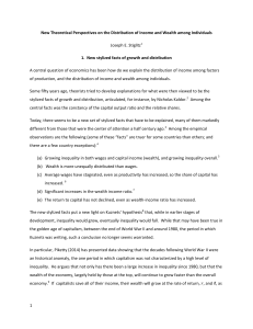 1 New Theoretical Perspectives on the Distribution of Income and