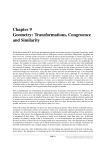 Chapter 9 Geometry: Transformations, Congruence and Similarity