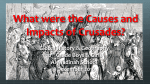 What were the Causes and Impacts of Crusades?