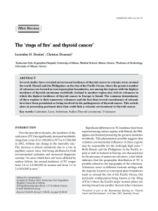 The `rings of fire` and thyroid cancer