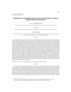 composition of barium-rich white micas from the berisal