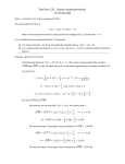 Section 2.8: Linear Approximation An Example