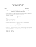 Homework 6 - TTU Math Department