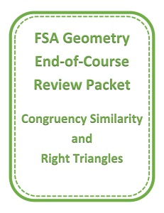 MAFS Geo EOC Review Congruency Similarity and Right Triangles