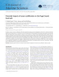 Potential impacts of ocean acidification on the Puget Sound food web