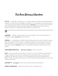 ToxicSmart Glossary of Ingredients A