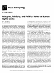 Principles, Publicity, and Politics: Notes on Human Rights Media